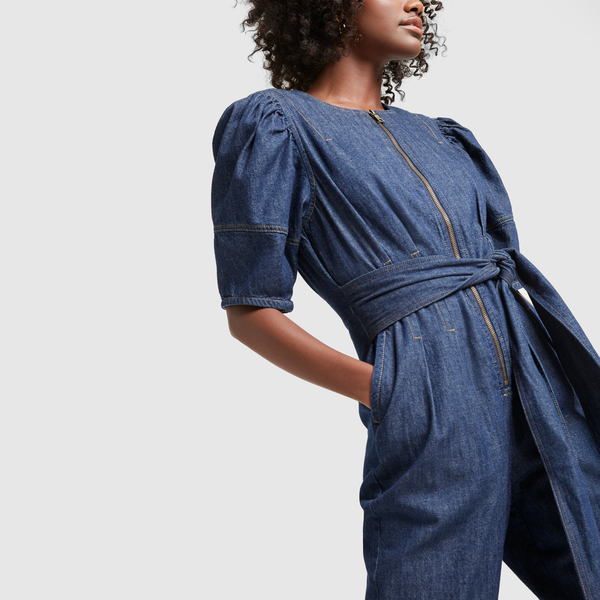 la vie rebecca taylor denim jumpsuit