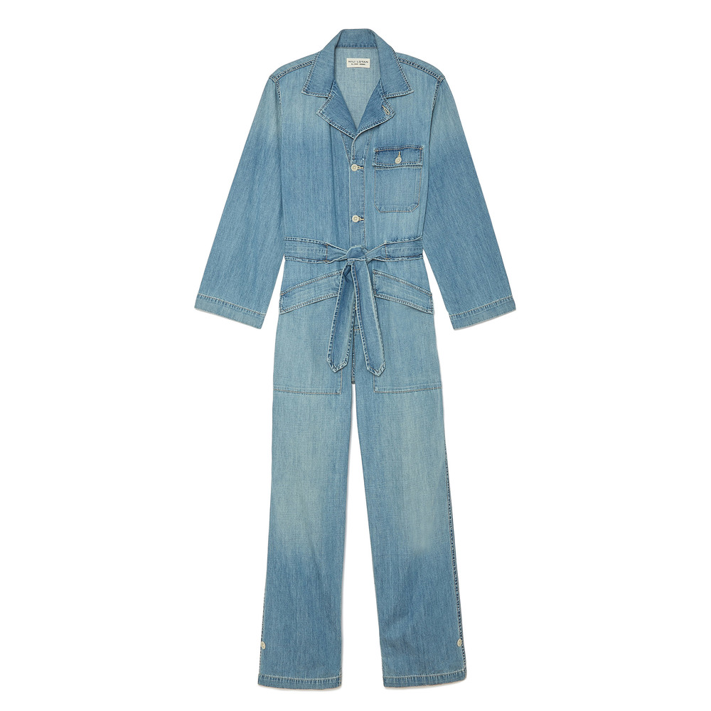 nili lotan denim jumpsuit