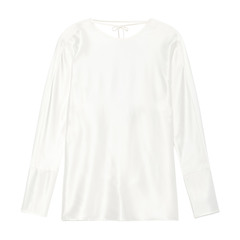 Esther Silk Satin Long-Sleeve Top | Datura - Goop Shop - Goop Shop