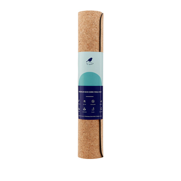 42 birds cork yoga mat