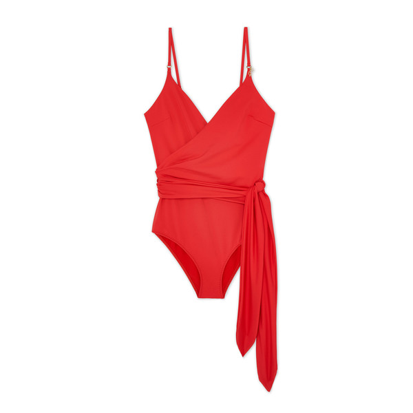 wrap around one piece swimsuit