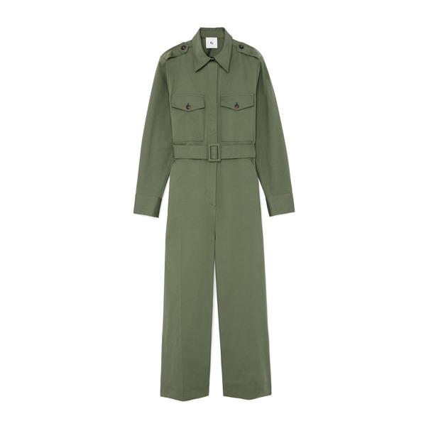 military green jumpsuit