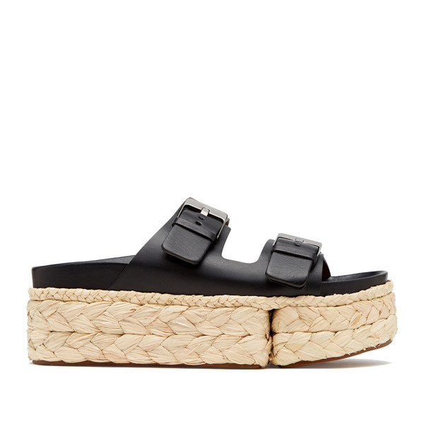 raffia flatforms