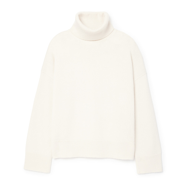 Co Drop Shoulder Turtleneck Sweater Goop