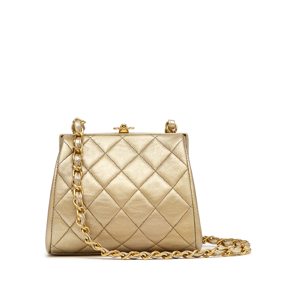 gold mini bag