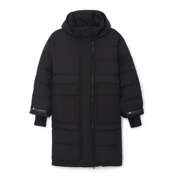 adidas by stella mccartney athletic long padded jacket