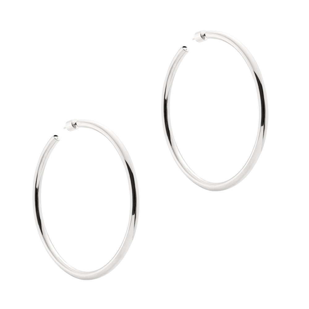 Jennifer Fisher 2.5 Goop Hoops Earring In Sterling Silver