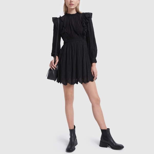 ulla johnson black dress