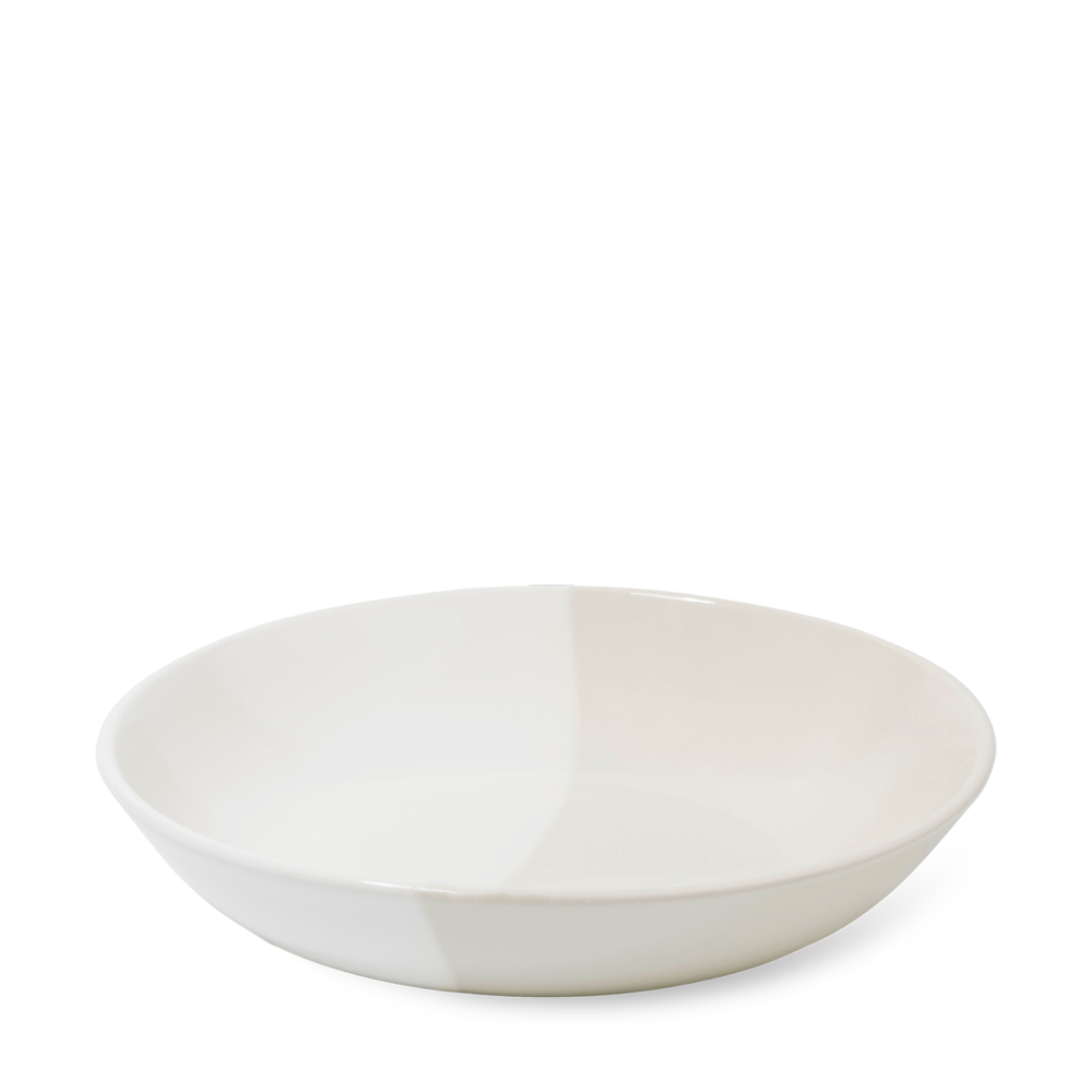 Dipped Shallow Serving Bowl