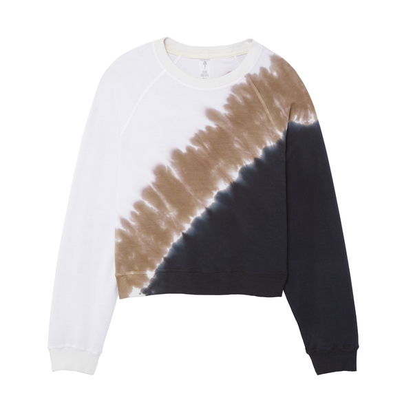 electric and rose tie dye sweatshirt