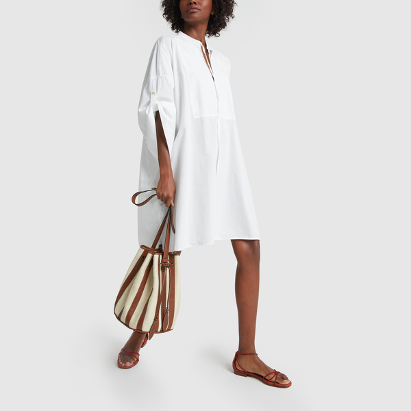 relaxed shirt dress