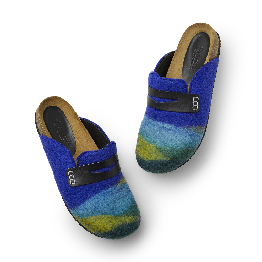 jw anderson felt loafer