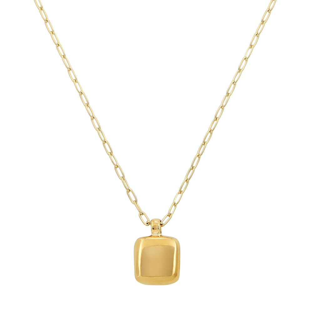 Laura Lombardi Marina Necklace In Gold Plated Brass