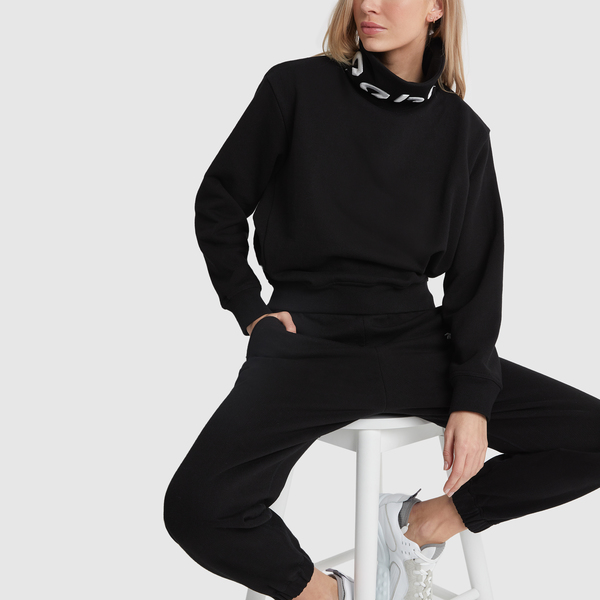 reebok victoria beckham cropped branded cowl