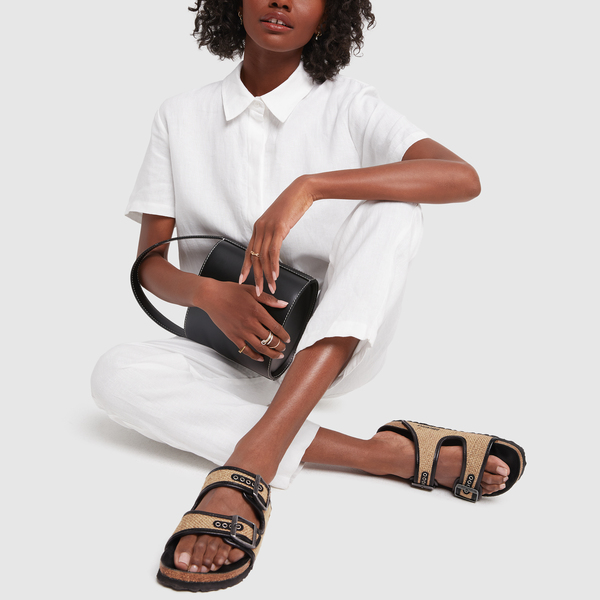 Birkenstock arizona store hex jute sandals