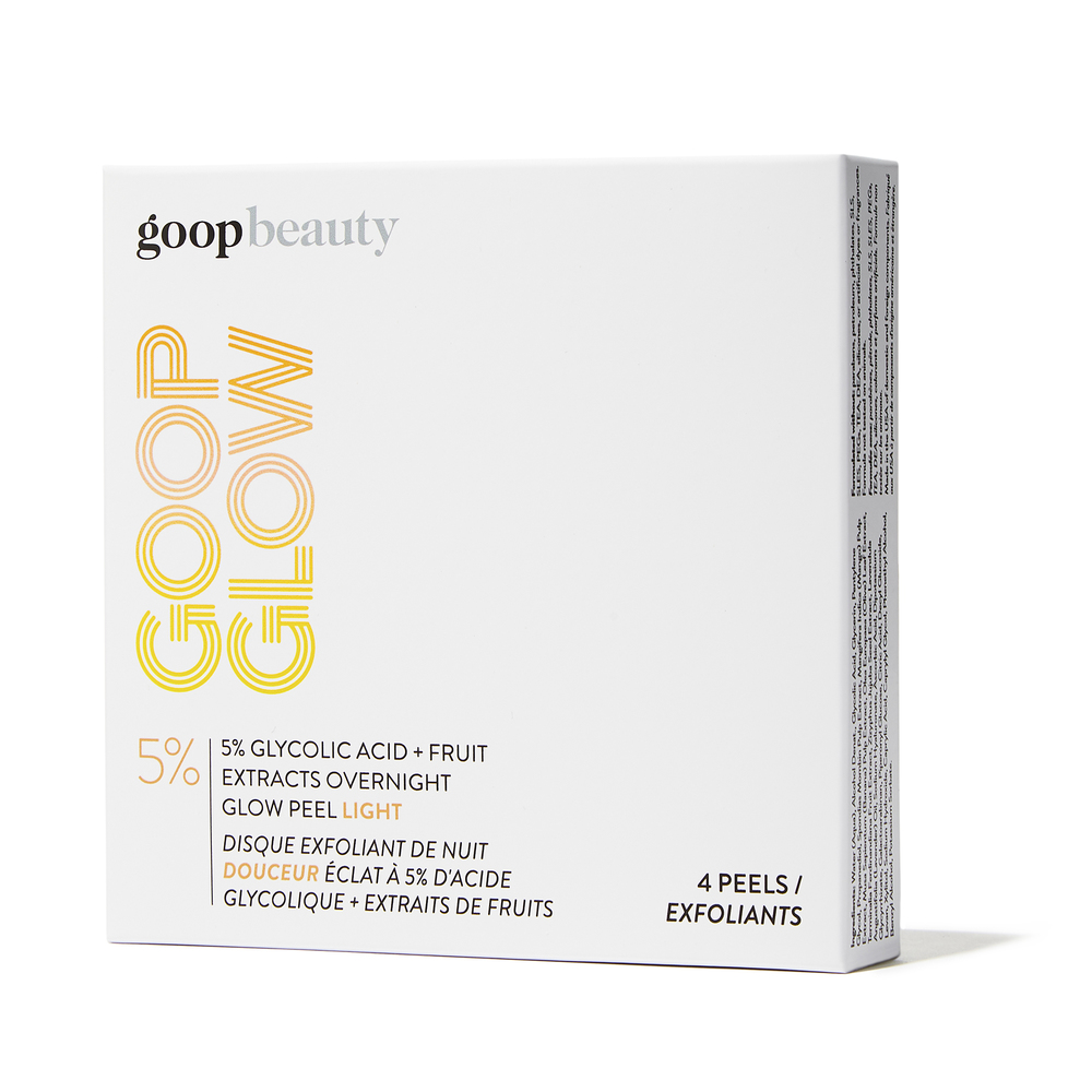Goop Beauty Goopglow 5 Glycolic Acid Overnight Glow Peel Light 4 Pack Goop