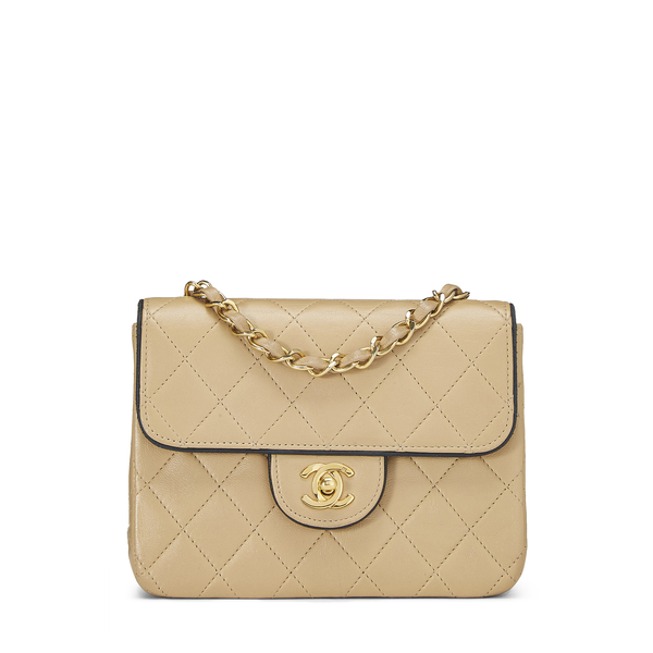 chanel beige shoulder bag
