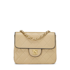 Chanel Beige Half Flap Mini Bag | What Goes Around Comes Around - Goop ...