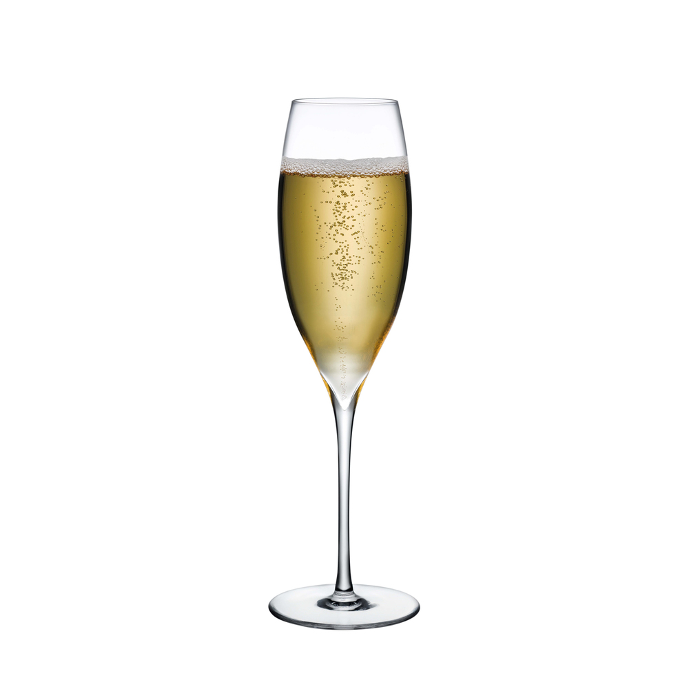 Shop Nude Glass Dimple Champagne Glass