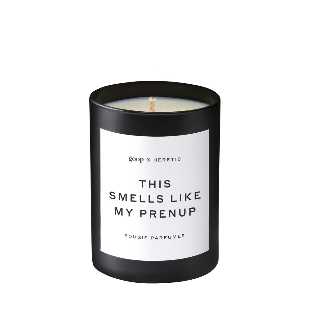 goop x Heretic This Smells Like My Prenup Candle Goop