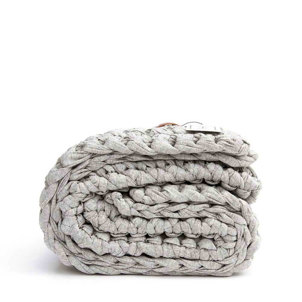 Sheltered Co. Petite Weighted Blanket In Heather Grey