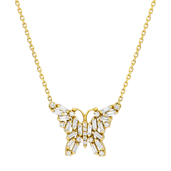 Suzanne Kalan Small Butterfly Necklace | Goop