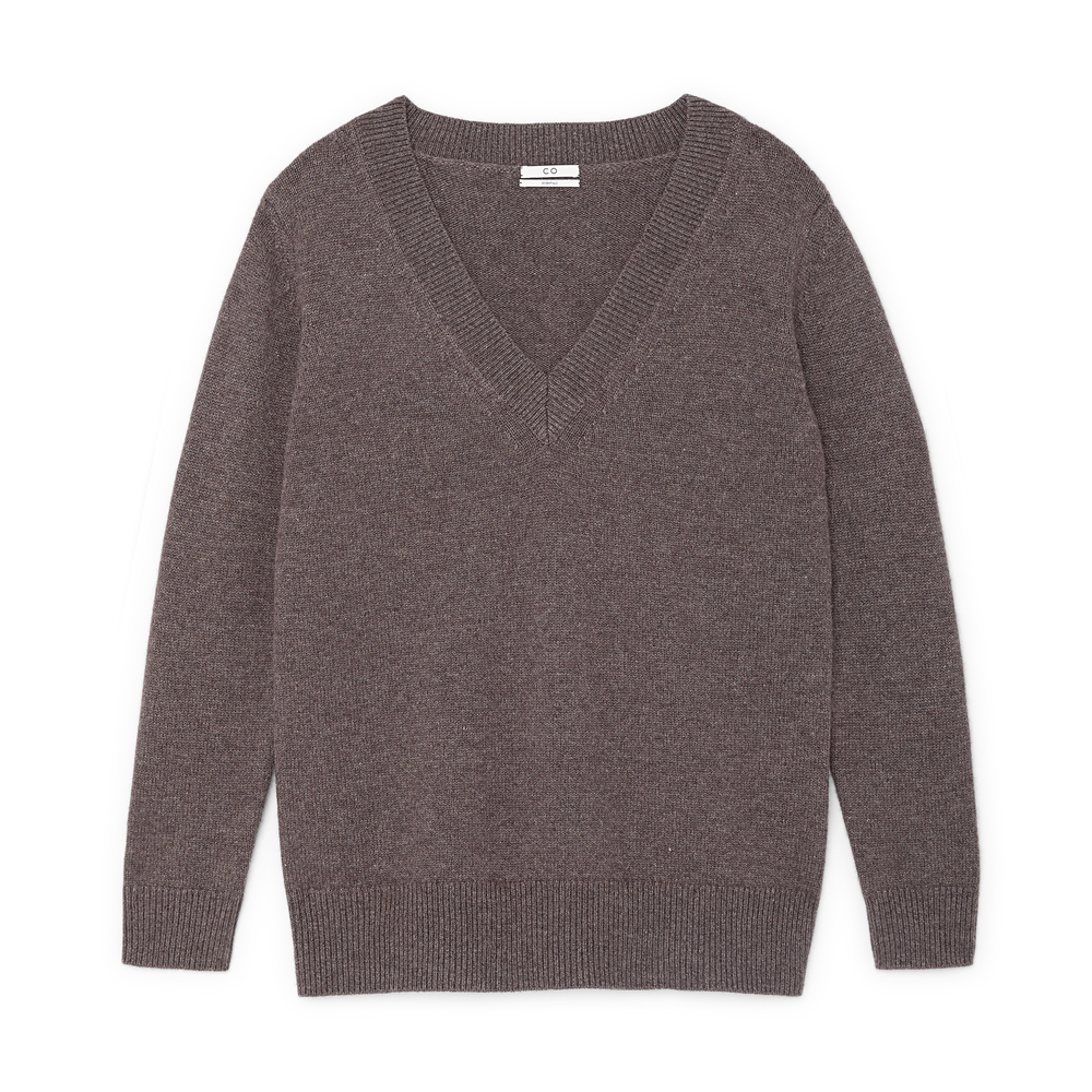 v neck boyfriend cardigan