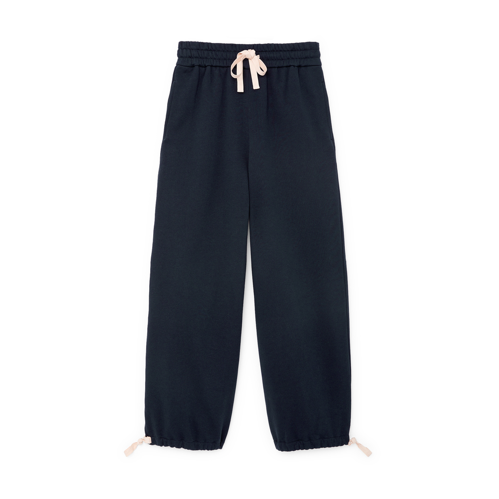 G. Label Capshaw Wide-Leg Sweatpants In Navy, X-Large