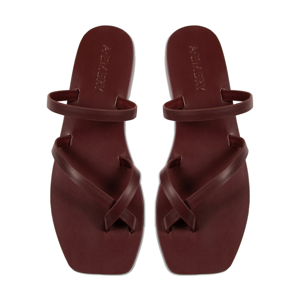 A.emery Colby Sandals In Sangria