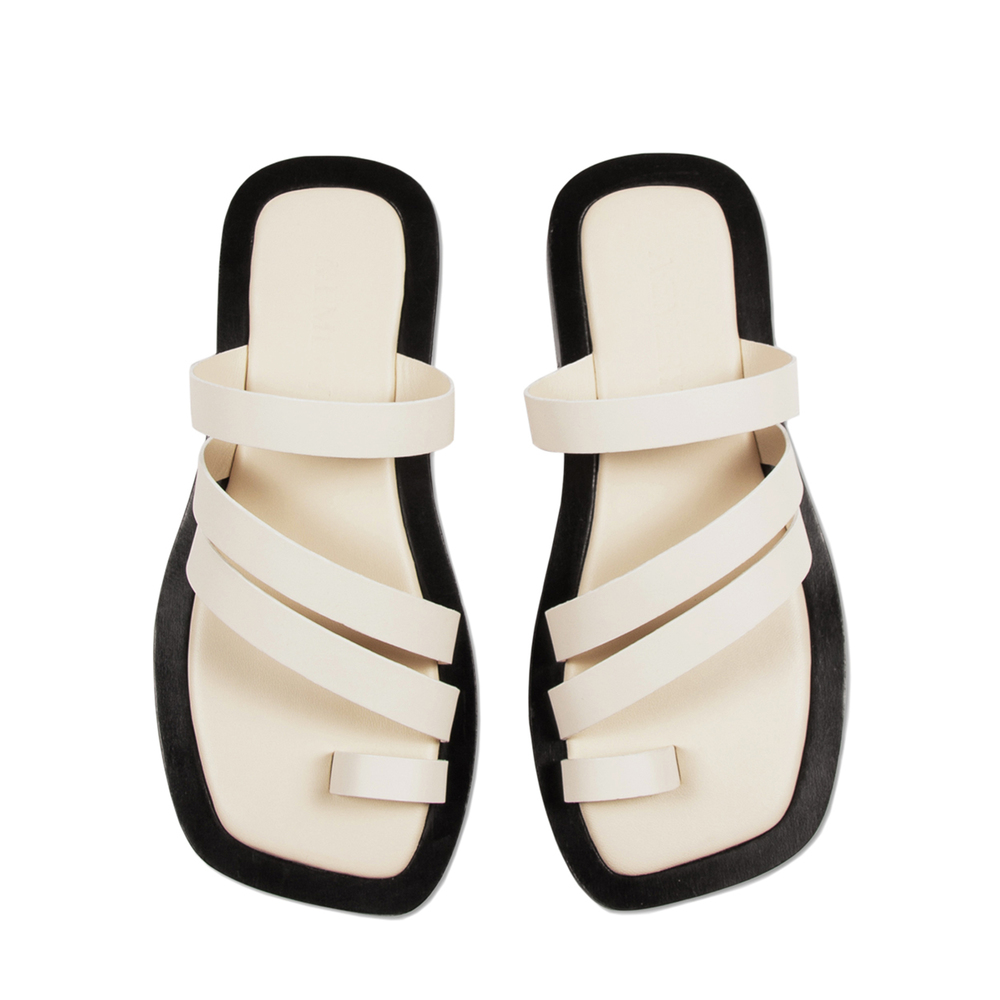 A.emery Liam Sandals In Porcelain