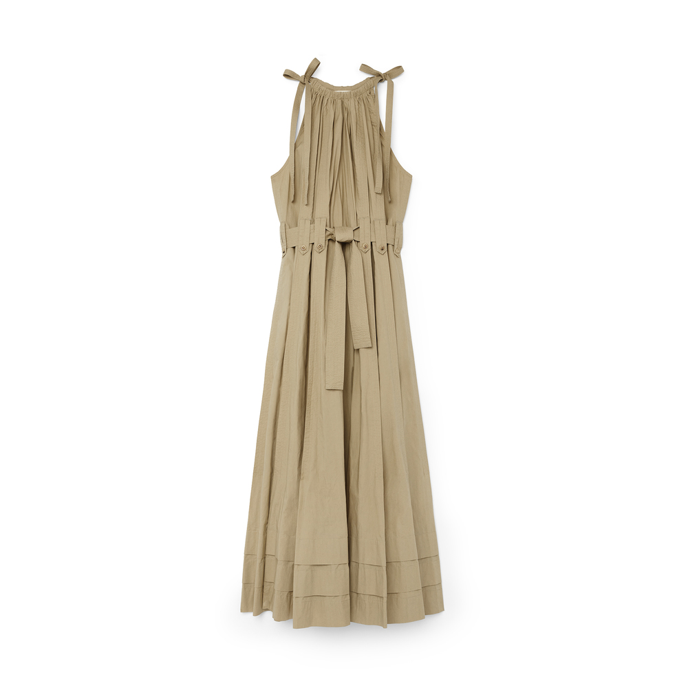 Ulla Johnson Joni Dress In Khaki, Size 10