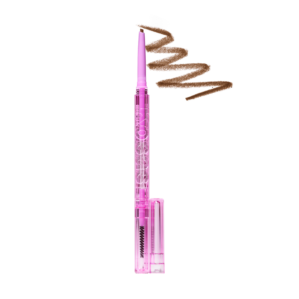 Kosas Brow Pop Dual-action Filling And Shaping Easy Eyebrow Pencil Medium Chocolate Brown 0.002 oz/ 0.08 G In Medium Chocolate Brown