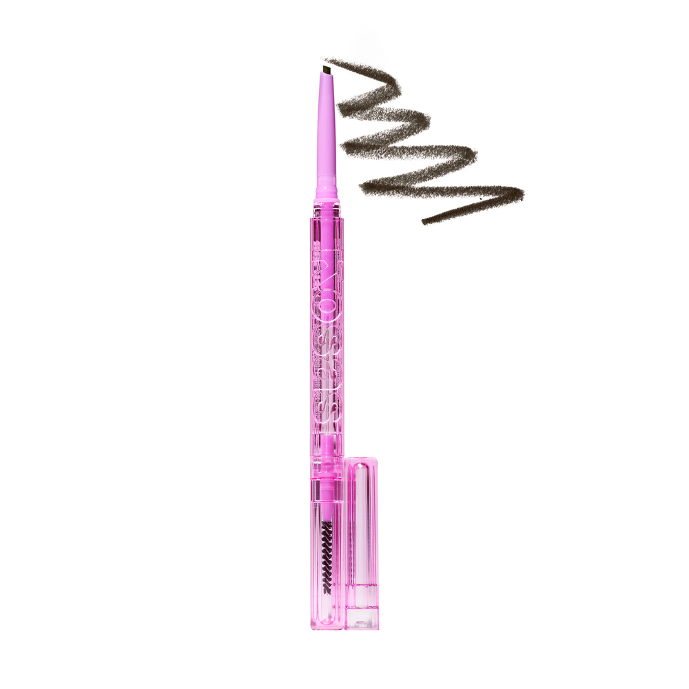 Kosas Brow Pop Dual-action Defining Brow Pencil In Brown Black