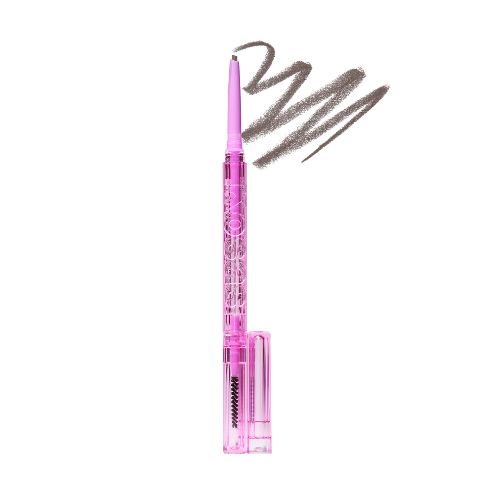 Kosas Brow Pop Dual-action Filling And Shaping Easy Eyebrow Pencil Grey 0.002 oz/ 0.08 G In Grey