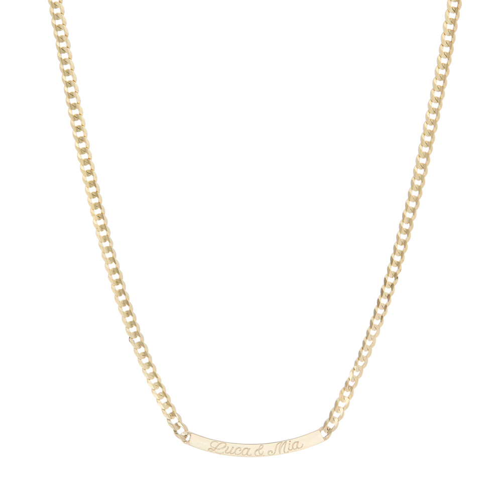 Ariel Gordon Jewelry Id Arc Necklace In Yellow Gold