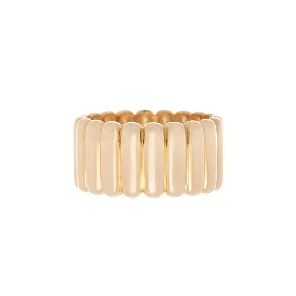 Ariel Gordon Lady Finger Ring In Yellow Gold, Size 6