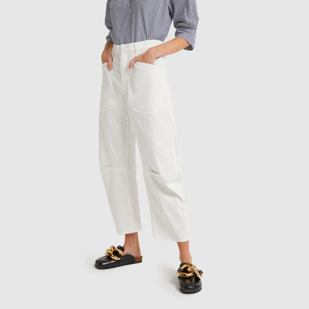 Nili Lotan Shon Pants In Bleached White