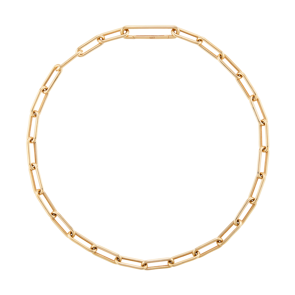 G. Label By Goop Deven Link Necklace In Yellow Gold