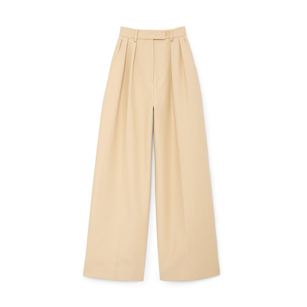 Khaite Teyana Pant In Sand, Size 4