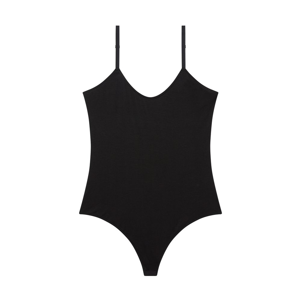 KiT Undergarments Spaghetti Strap Thong Bodysuit goop