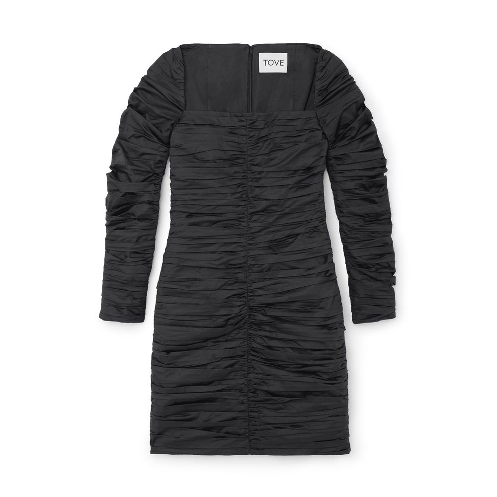 TOVE Asha Dress Black, Size FR 38