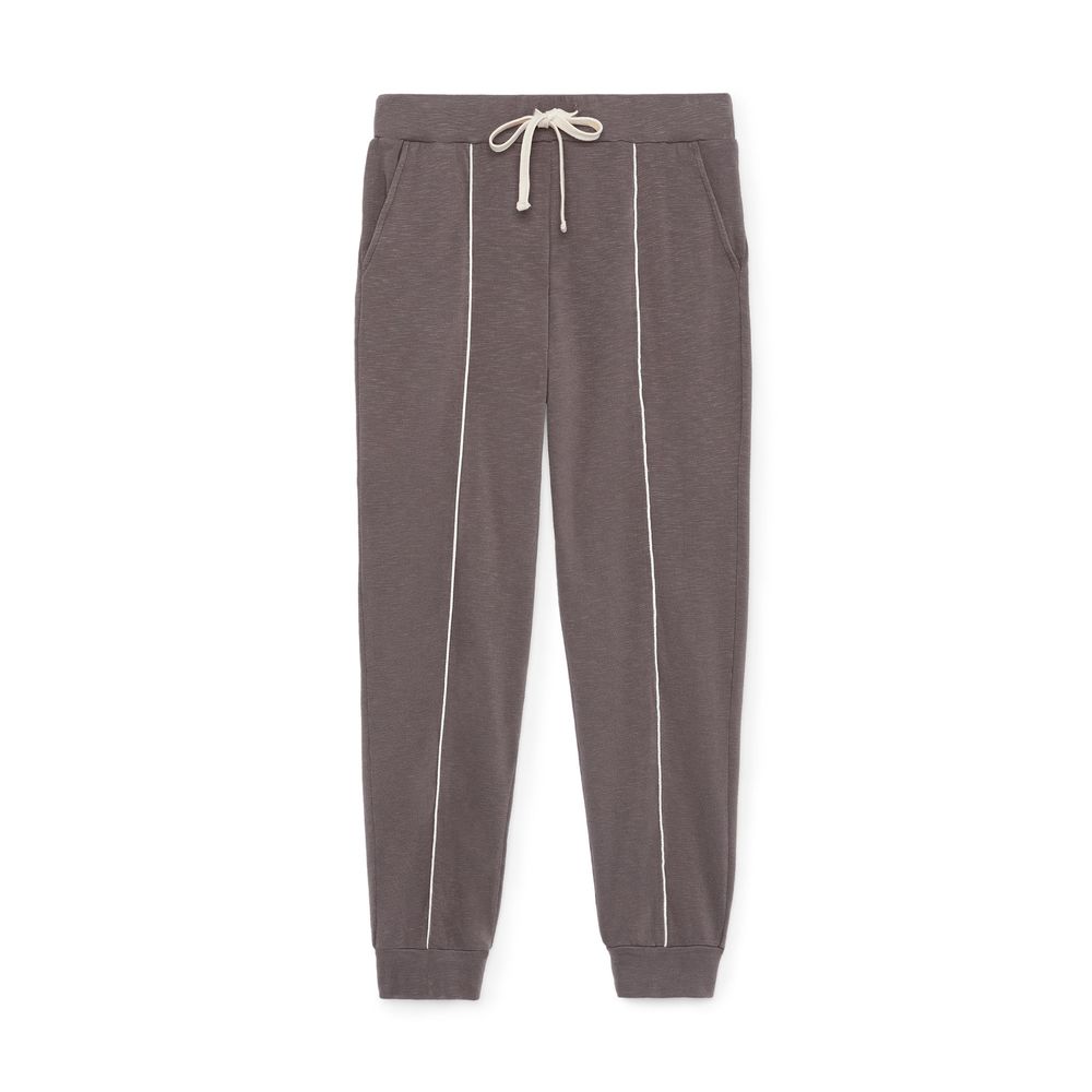 Monrow Skinny Sweats with Silky Piping goop