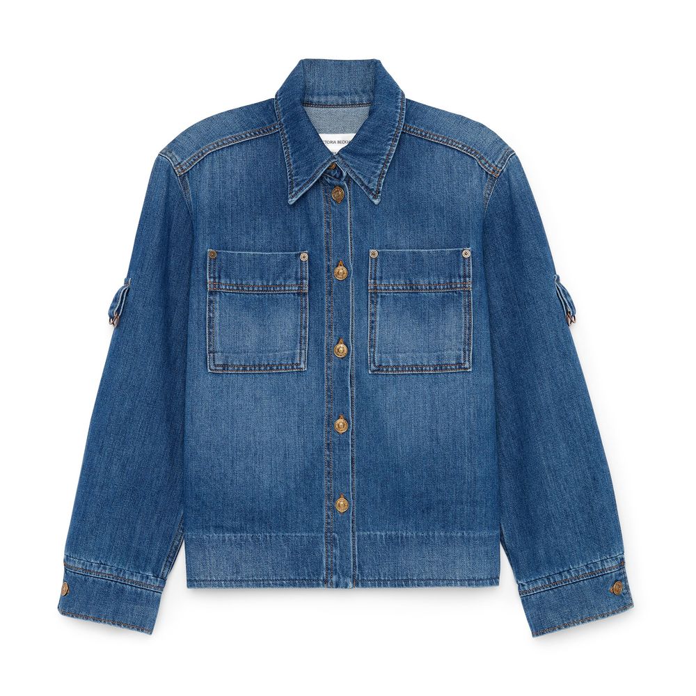 Victoria beckham denim shirt clearance