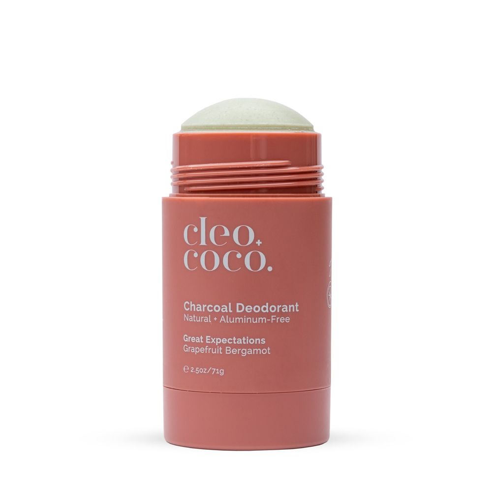 Cleo+coco Charcoal Deodorant - Great Expectations Grapefruit Bergamot