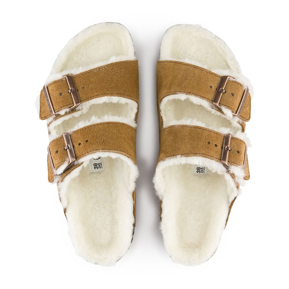 birkenstock arizona shearling