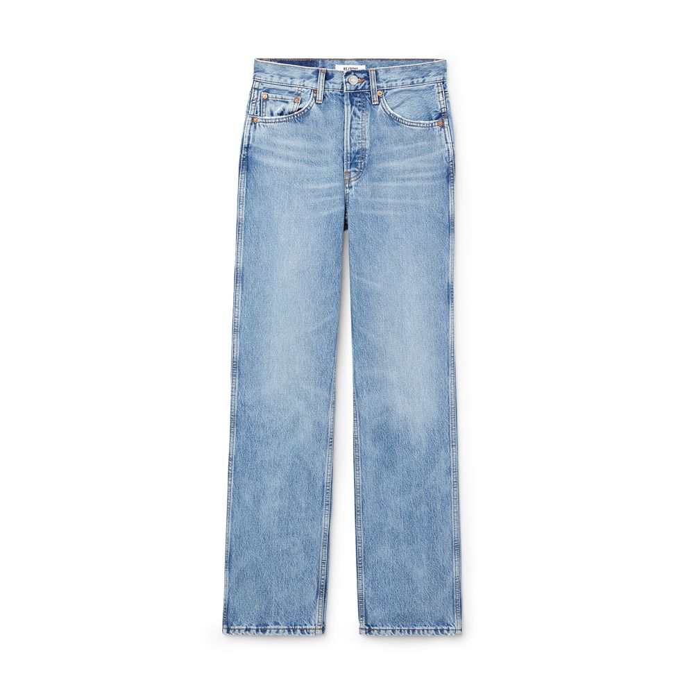 Re/Done Blue 90s High Rise Jeans