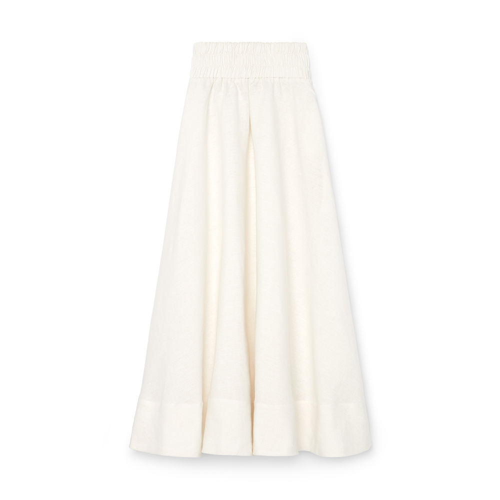 Suzie Kondi Kyria Full Circle Skirt Linen | goop