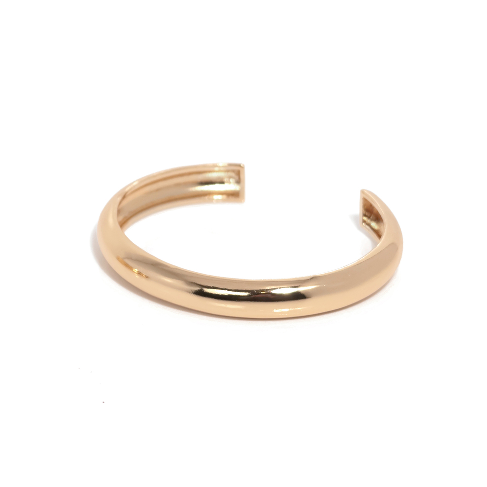 Young Frankk Demi Varro Cuff Bracelet In Gold Plated Brass