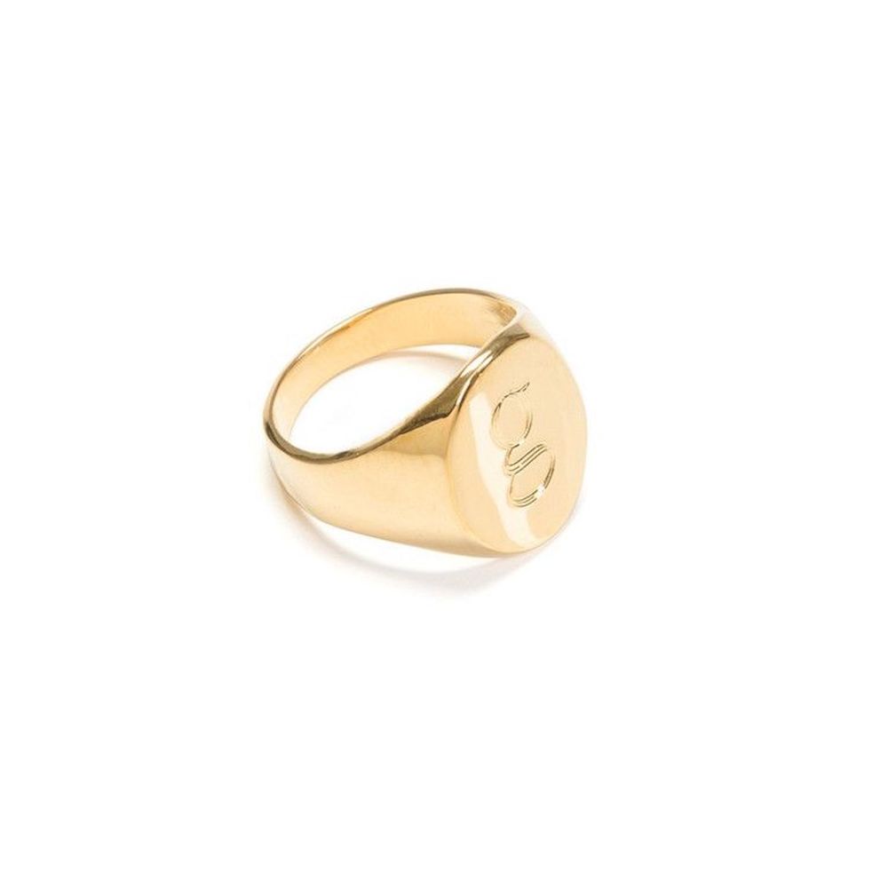 Sarah Chloe Lana Pinky Ring In Gold, Size 3