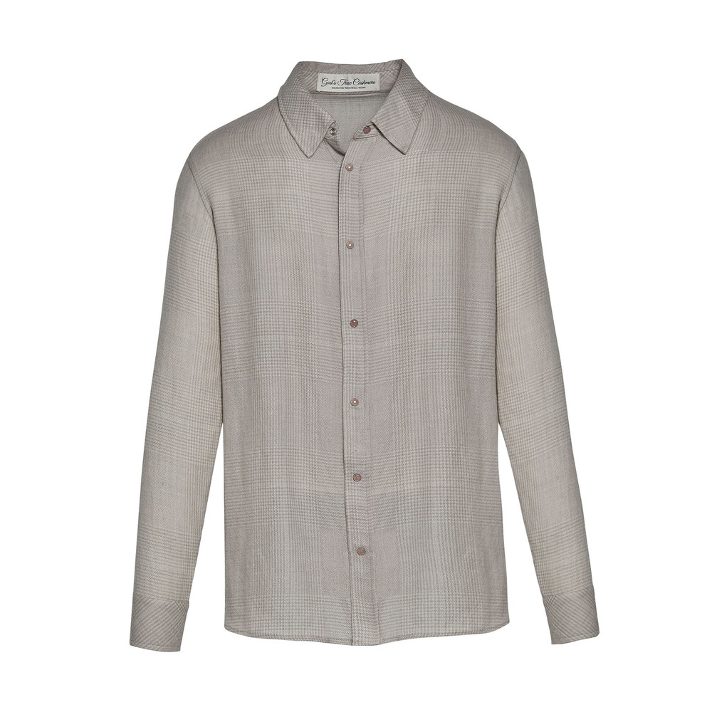 God's True Cashmere Unisex Button-down Shirt In Gray